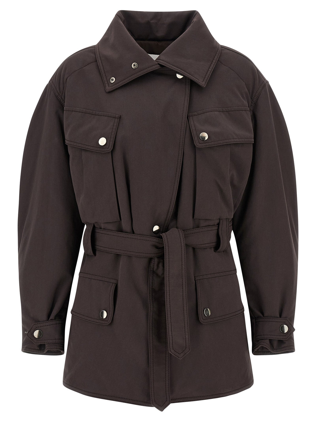 The Andamane Brown Polyester Parka