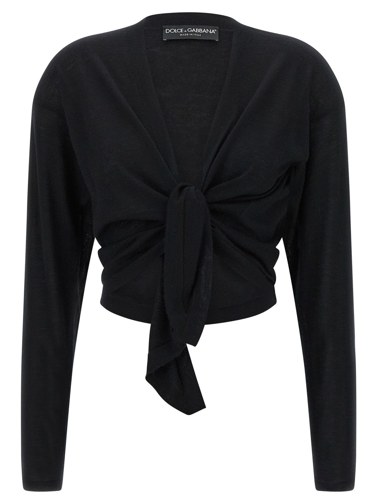 Dolce & Gabbana Black Cashmere Cardigan