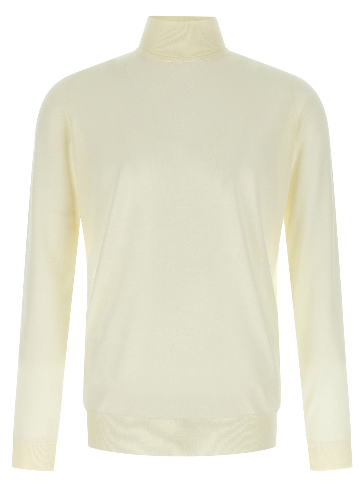 JOHN SMEDLEY Black Merino Wool Cardigan