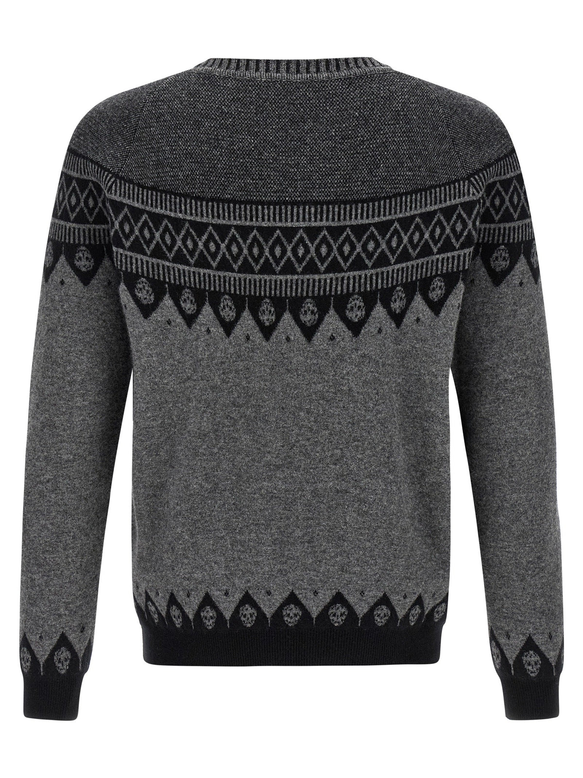 Alexander McQueen Gray Wool Cardigan