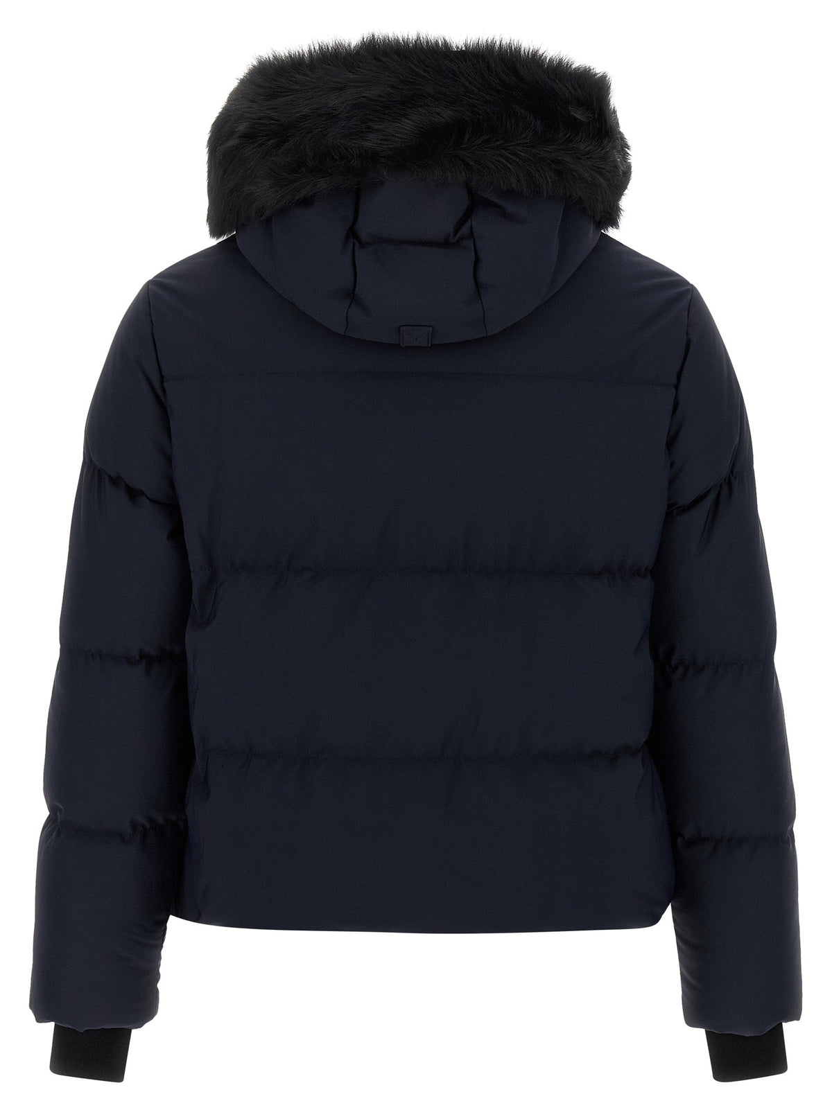 Moose Knuckles Blue Nylon Full-Length Jacket
