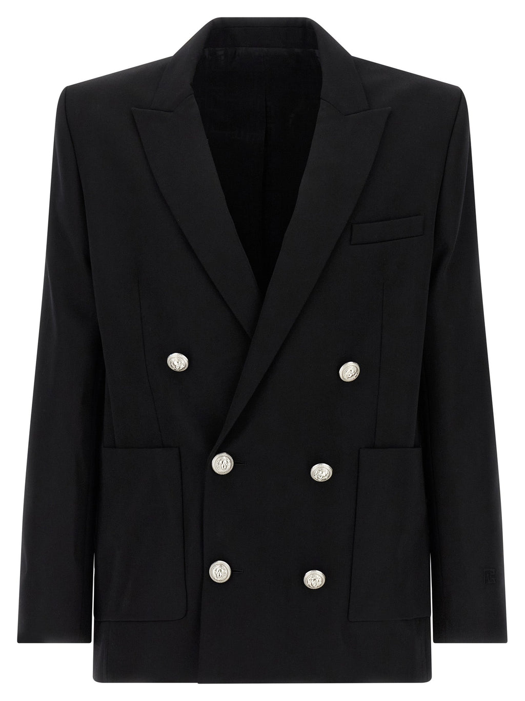Balmain Black Virgin Wool Blazer