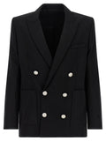 Balmain Black Virgin Wool Blazer