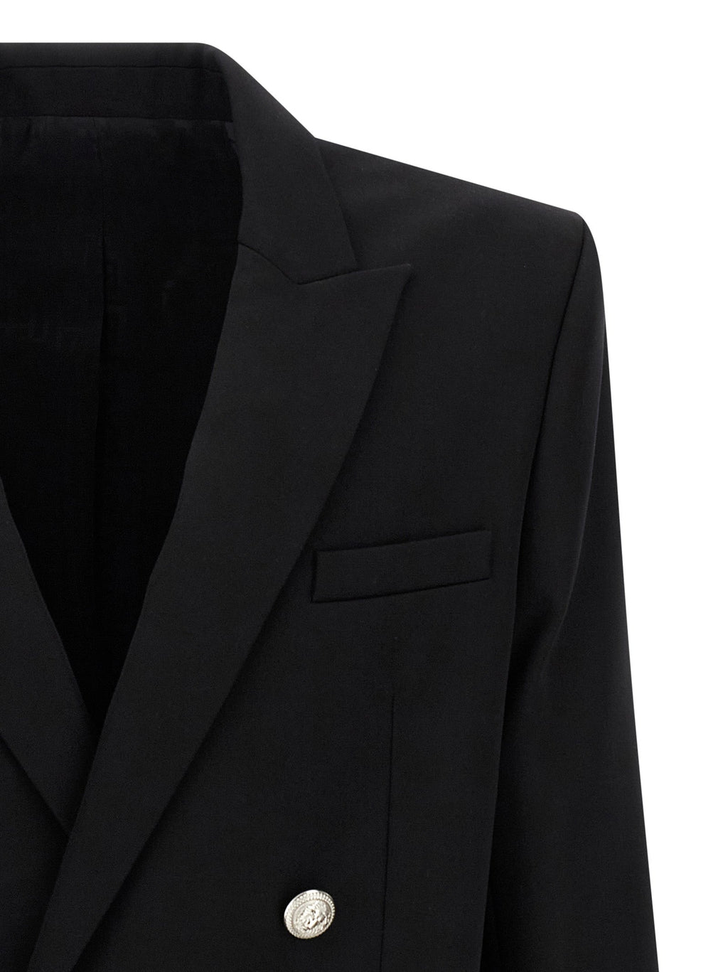 Balmain Black Virgin Wool Blazer