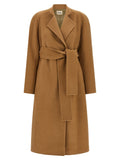 Khaite Brown Wool Coat