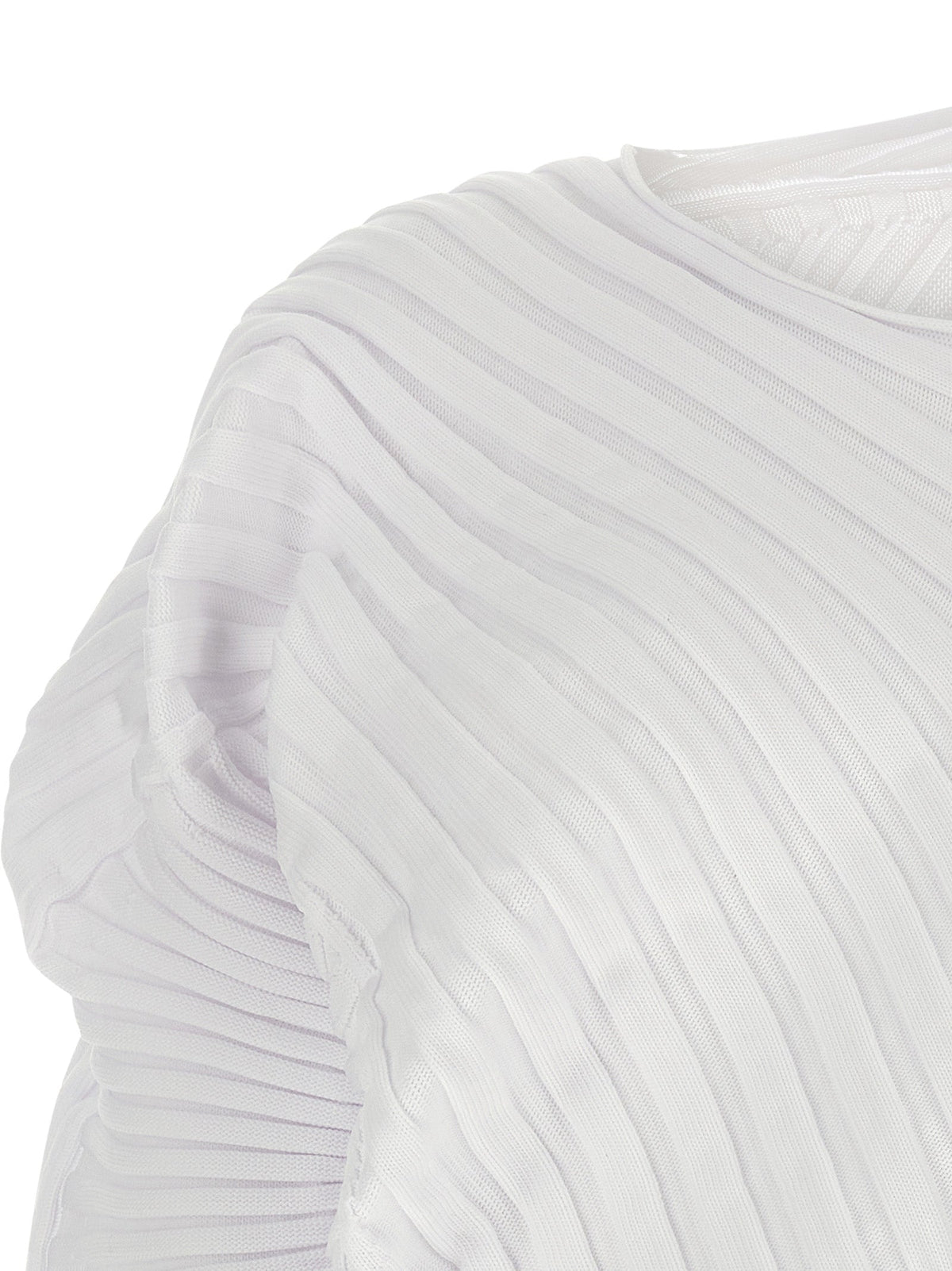Issey Miyake White Polyester Casual Dress