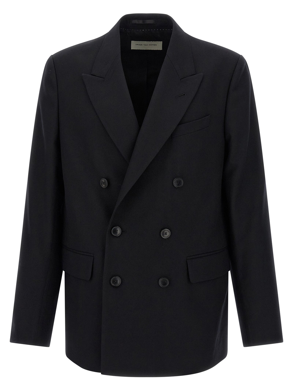 Dries Van Noten Black Wool Blazer