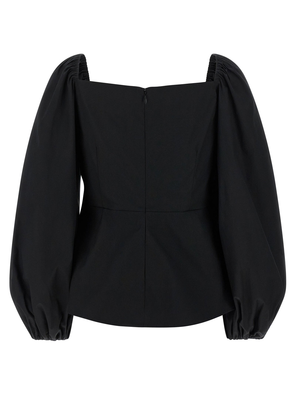 Carolina Herrera Black Cotton Tank Tops