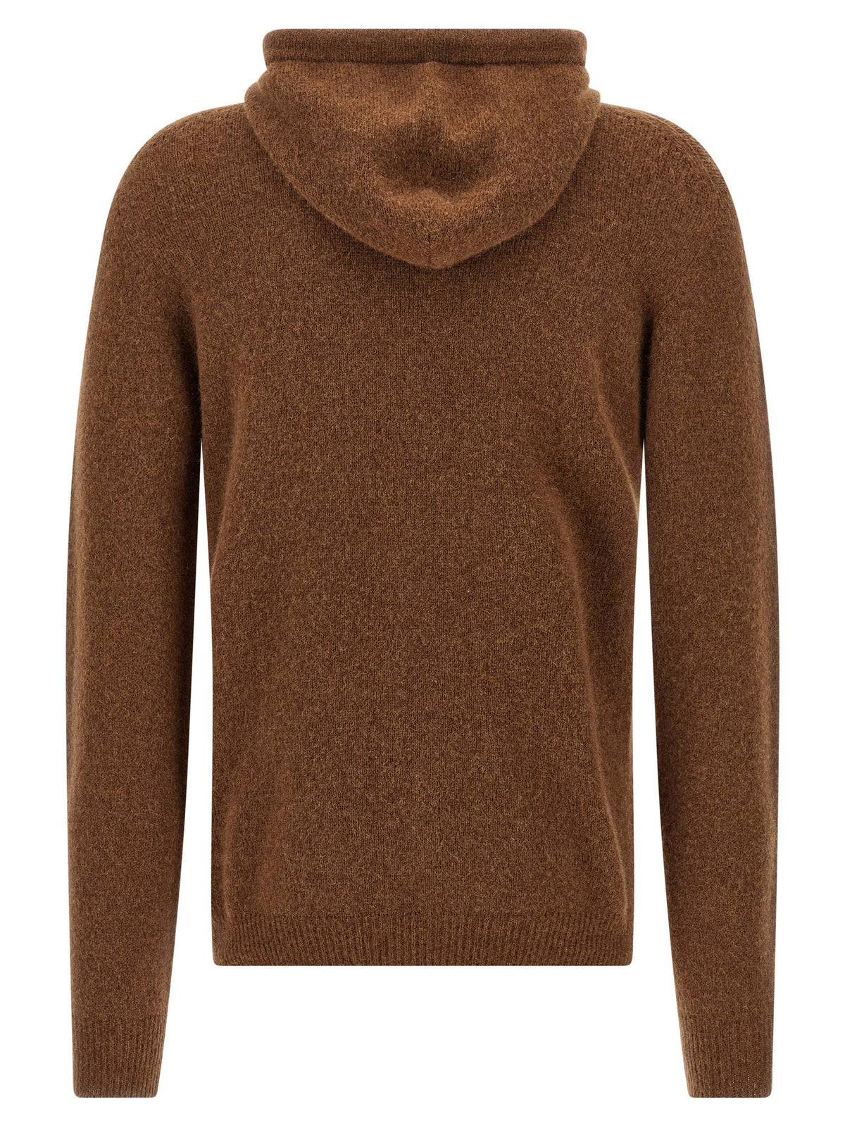 Roberto Collina Brown Virgin Wool Cardigan