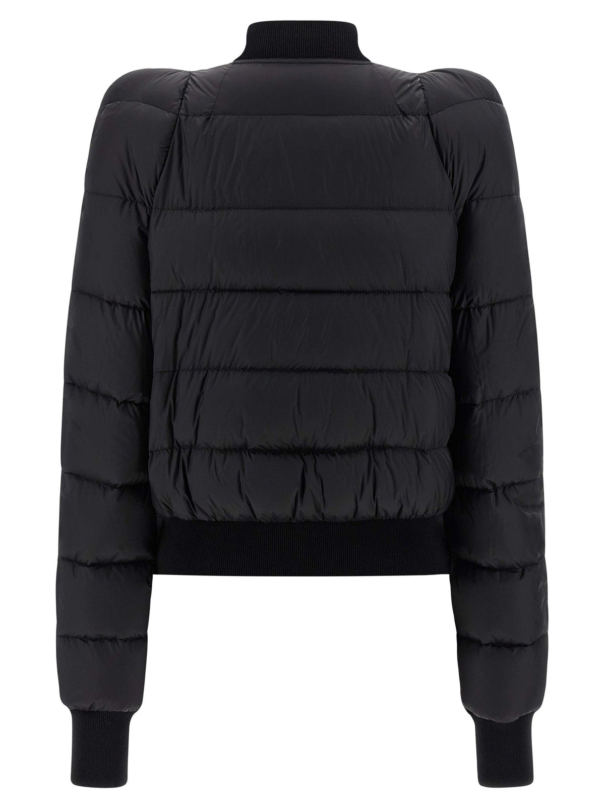 Rick Owens Black Nylon Bomber