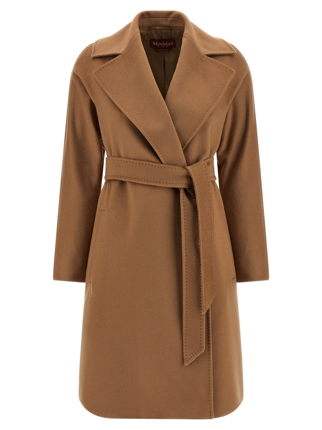Max Mara Brown Virgin Wool Coat
