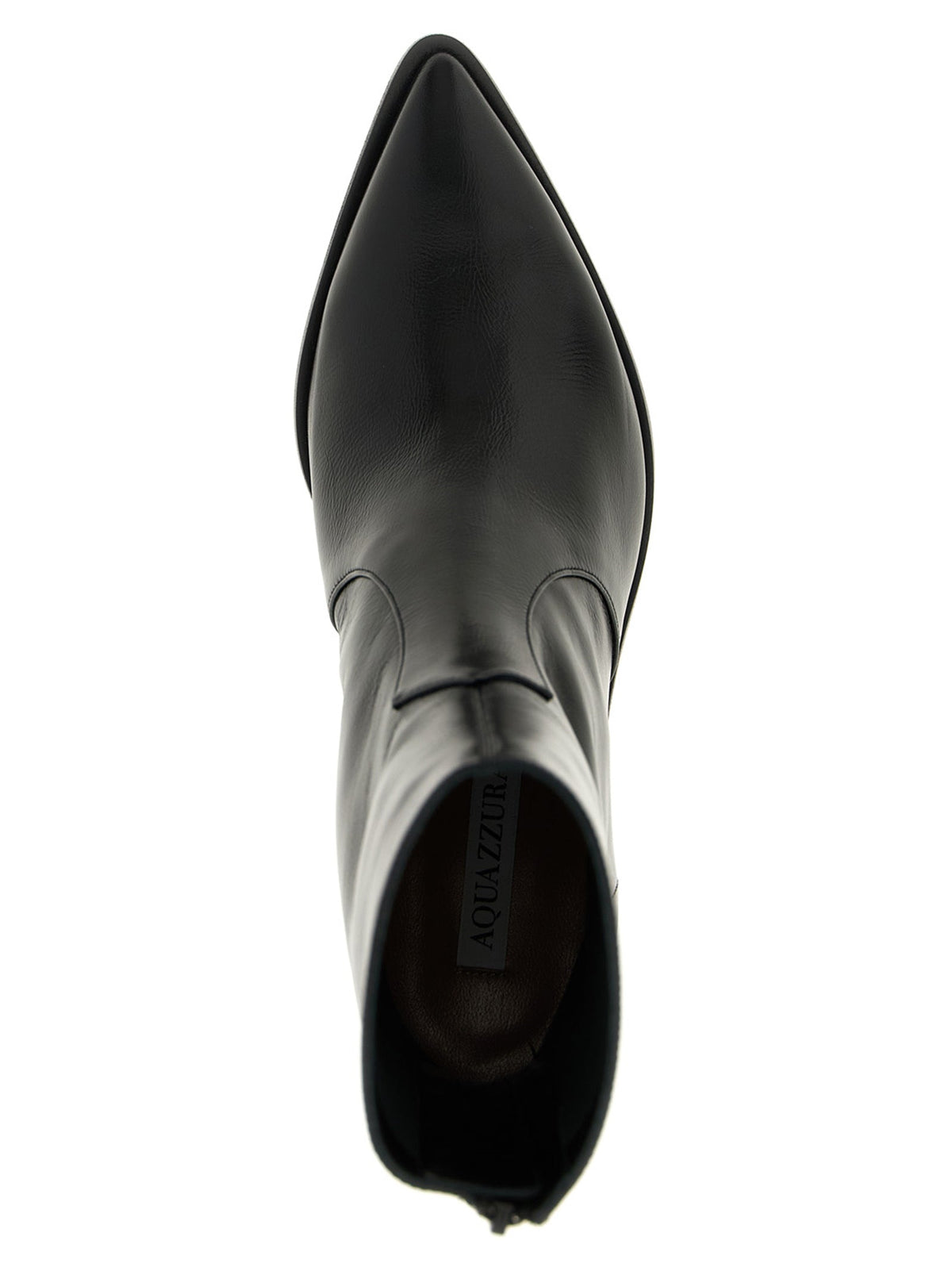 Aquazzura Black Calfskin Chelsea Boots