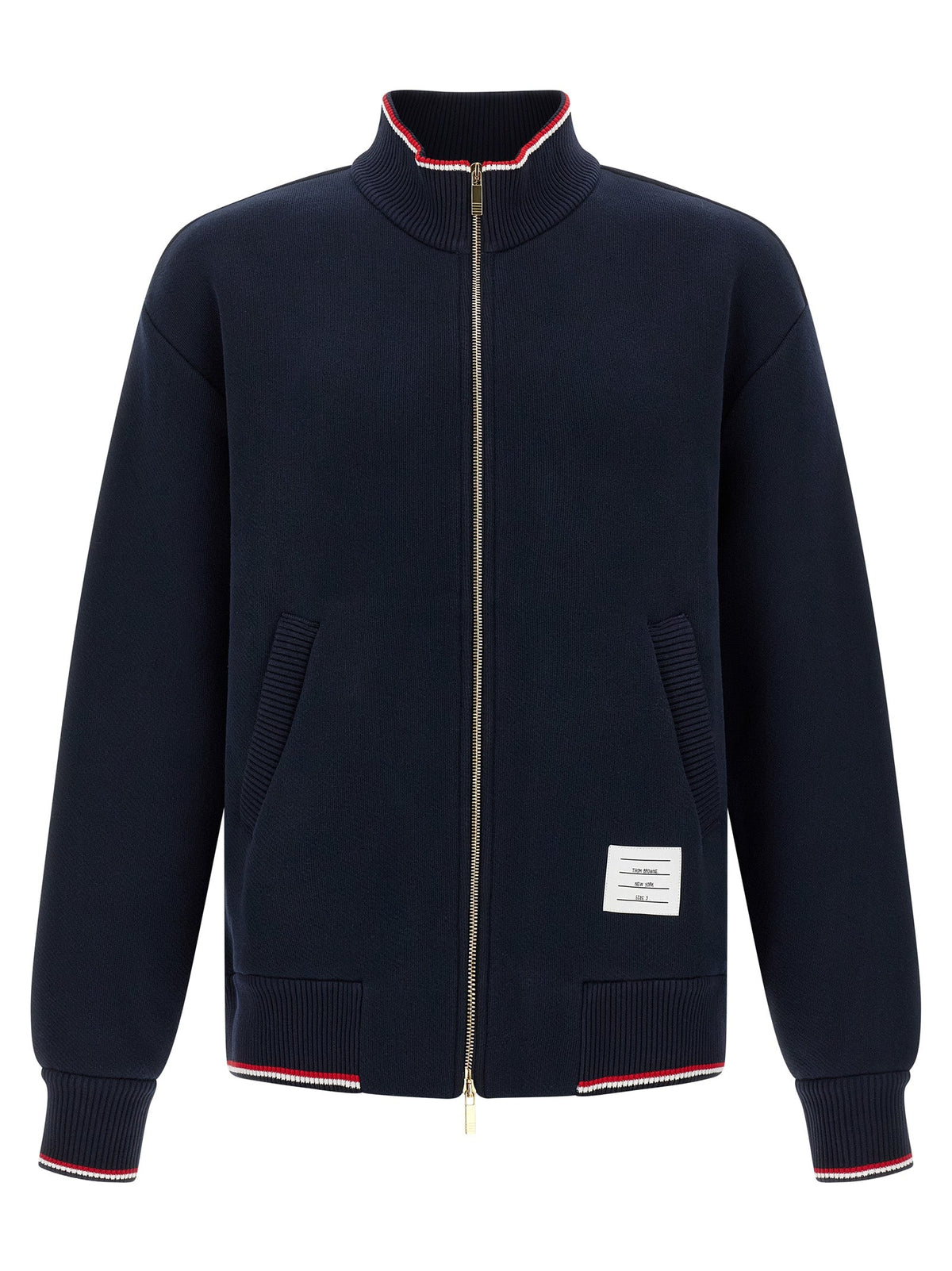 Thom Browne Blue Cotton Sweatshirt