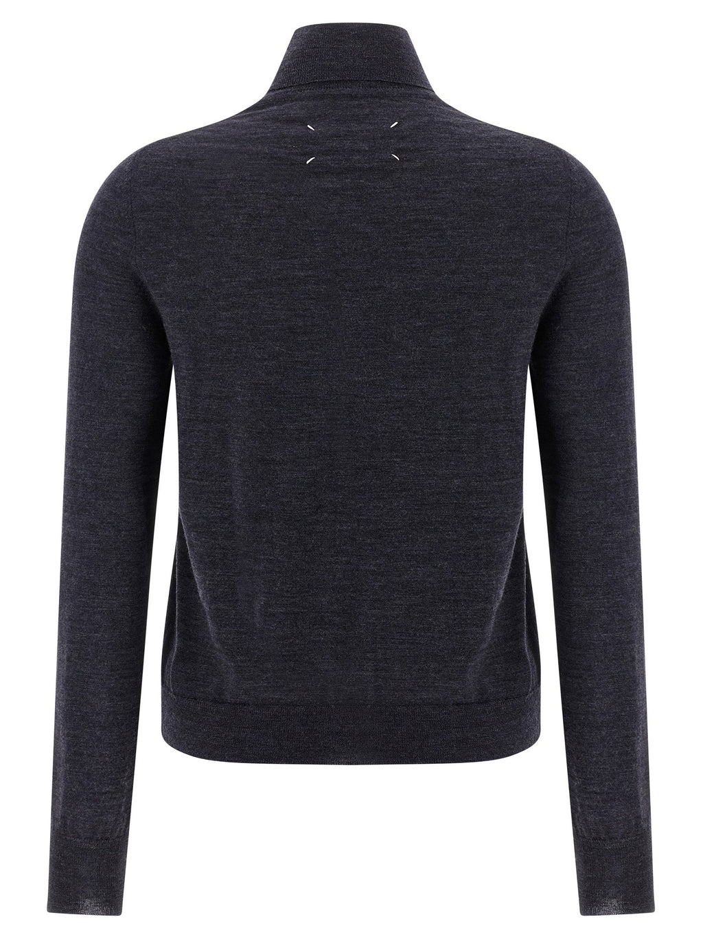 Maison Margiela Blue Wool Cardigan