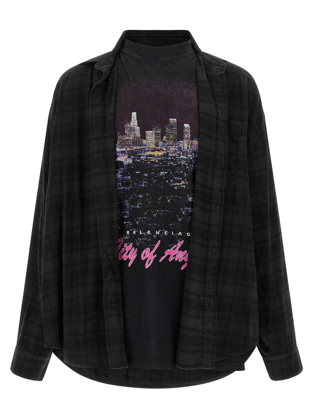 Balenciaga Black Cotton Blouse
