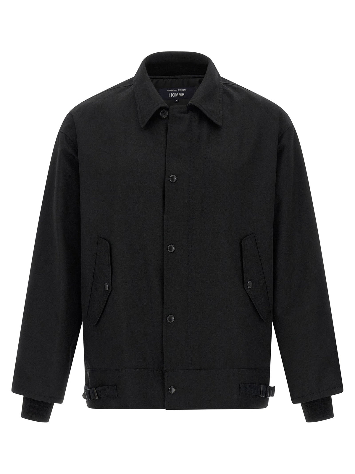 Comme Des Garçons Black Polyester Full-Length Jacket