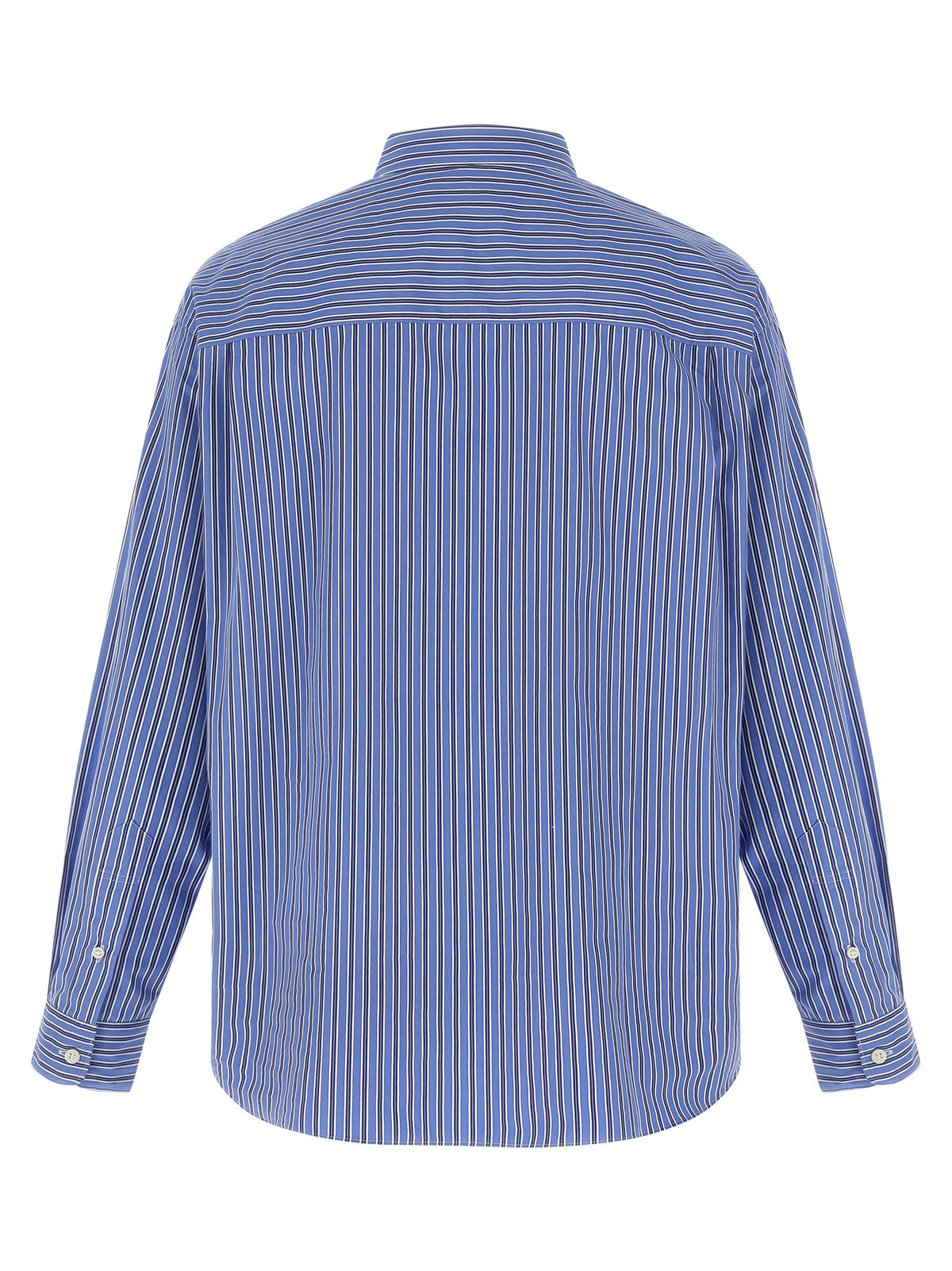 Comme Des Garçons Blue Cotton Blouse