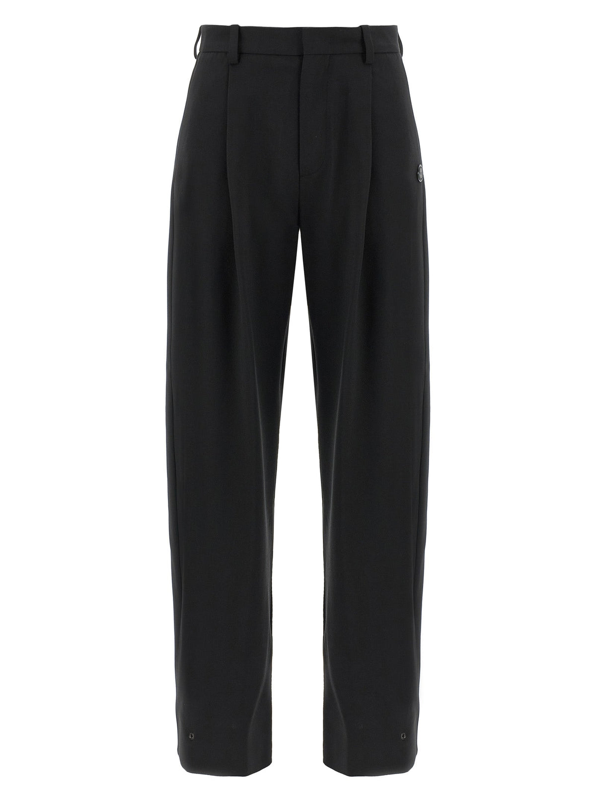 MONCLER GENIUS Black Polyester Dress Pants
