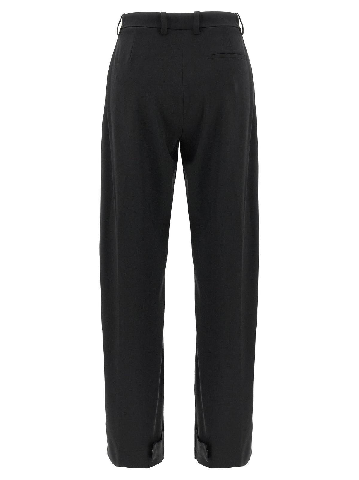 MONCLER GENIUS Black Polyester Dress Pants
