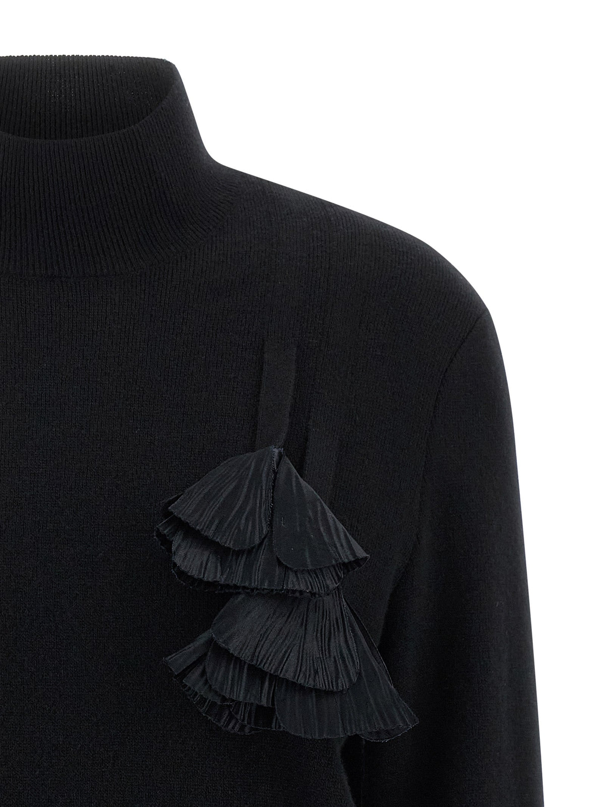 Ferragamo Black Virgin Wool Cardigan
