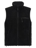 Gramicci Black Polyester Sleeveless Jacket