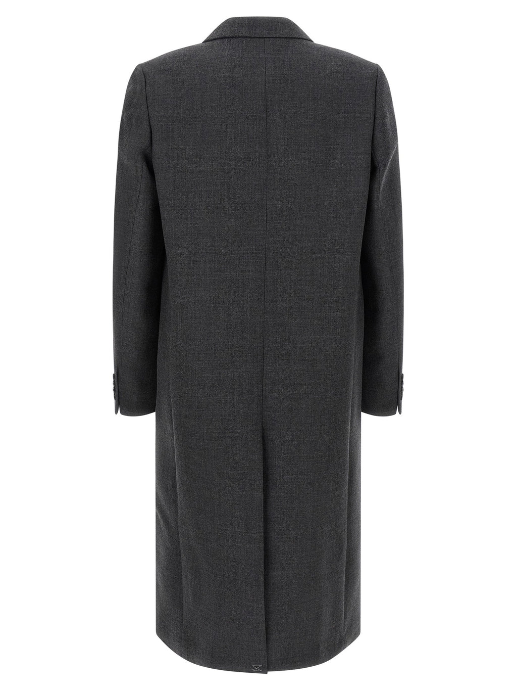 Dries Van Noten Gray Wool Coat