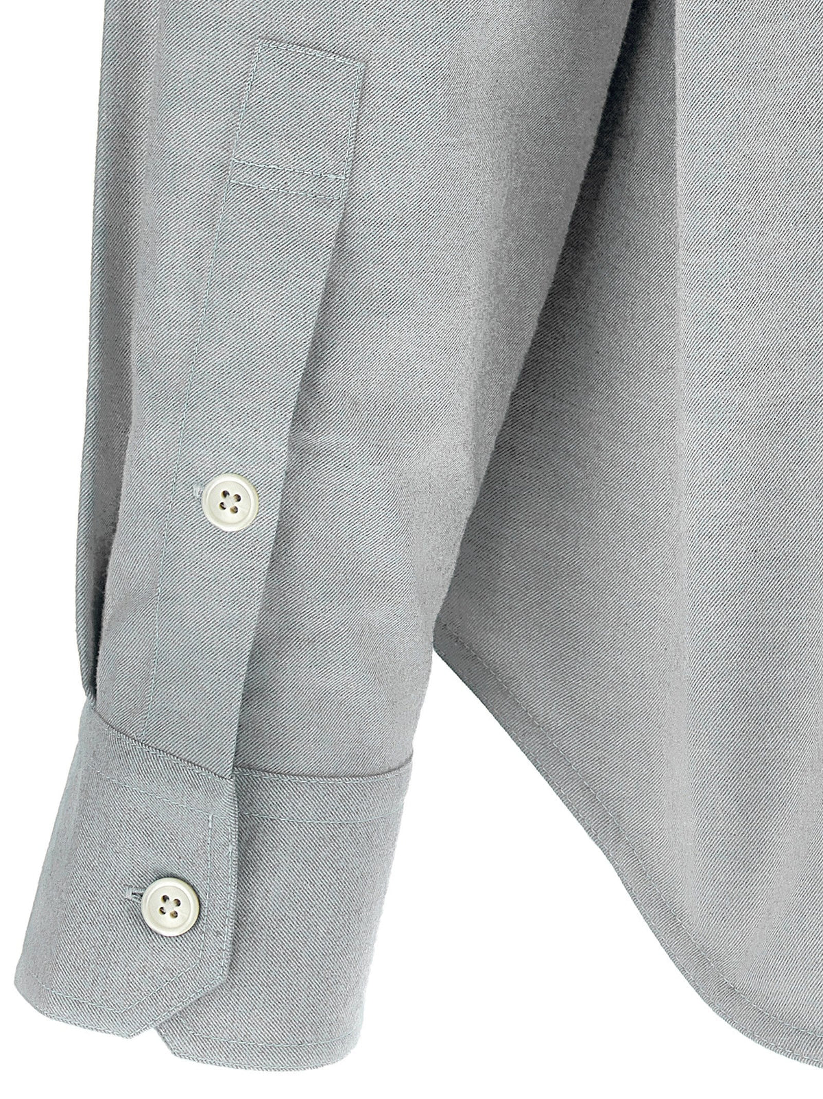 Thom Browne Gray Cotton Blouse