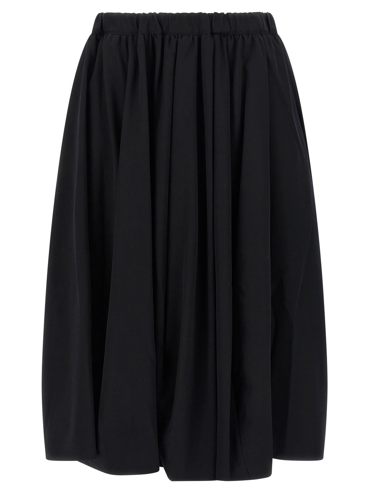 Comme Des Garçons Black Wool Mini Skirt