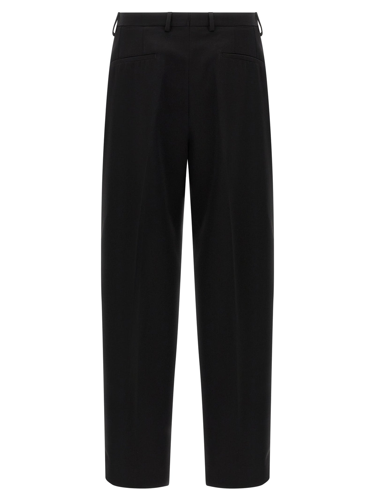 Dolce & Gabbana Black Virgin Wool Dress Pants