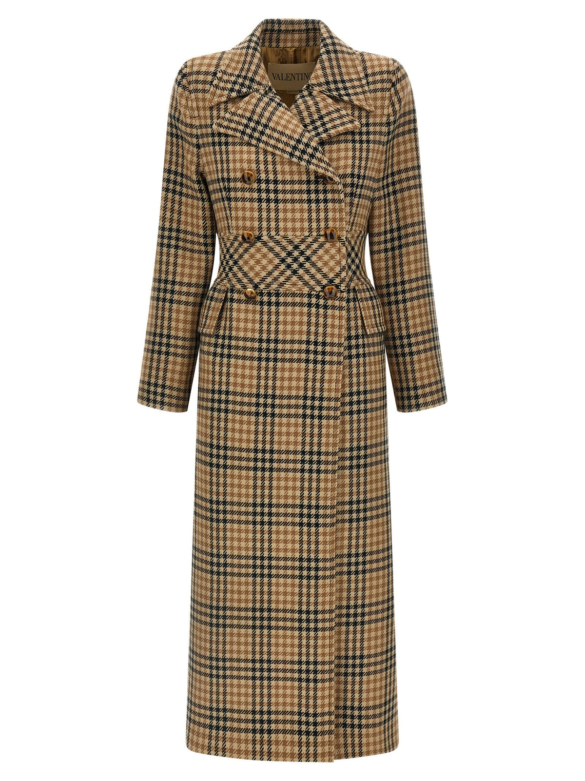 Valentino Garavani Brown Virgin Wool Coat
