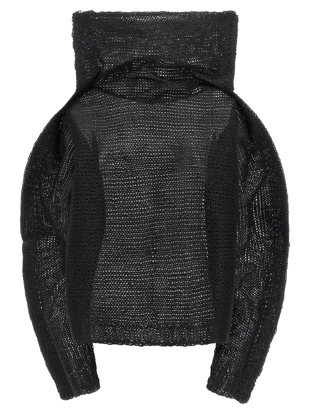 Issey Miyake Black Wool Sweatshirt