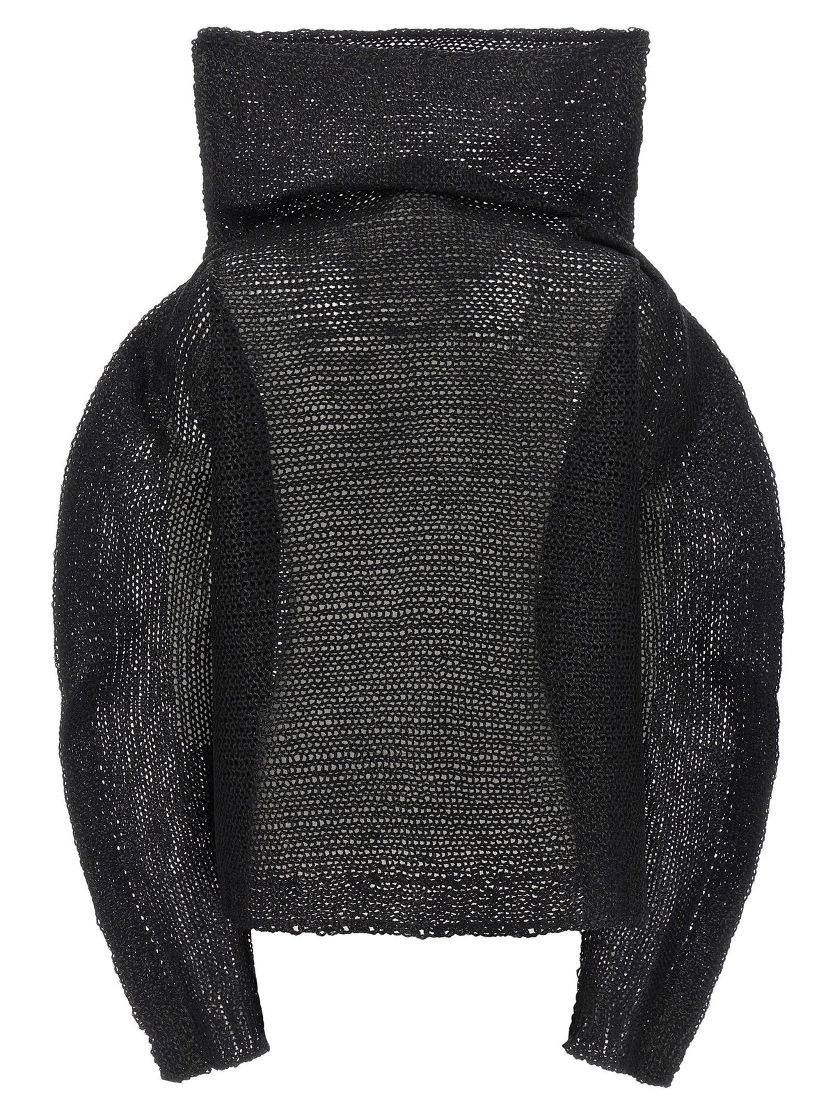 Issey Miyake Black Wool Sweatshirt