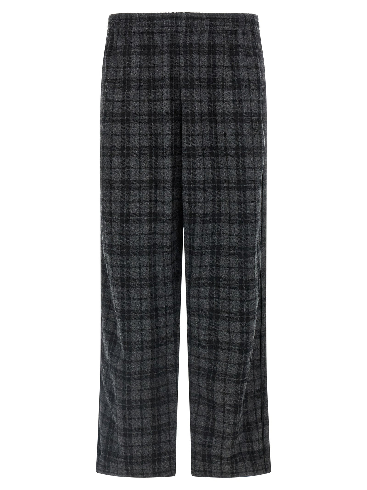 WILLY CHAVARRIA Gray Wool Casual Pants