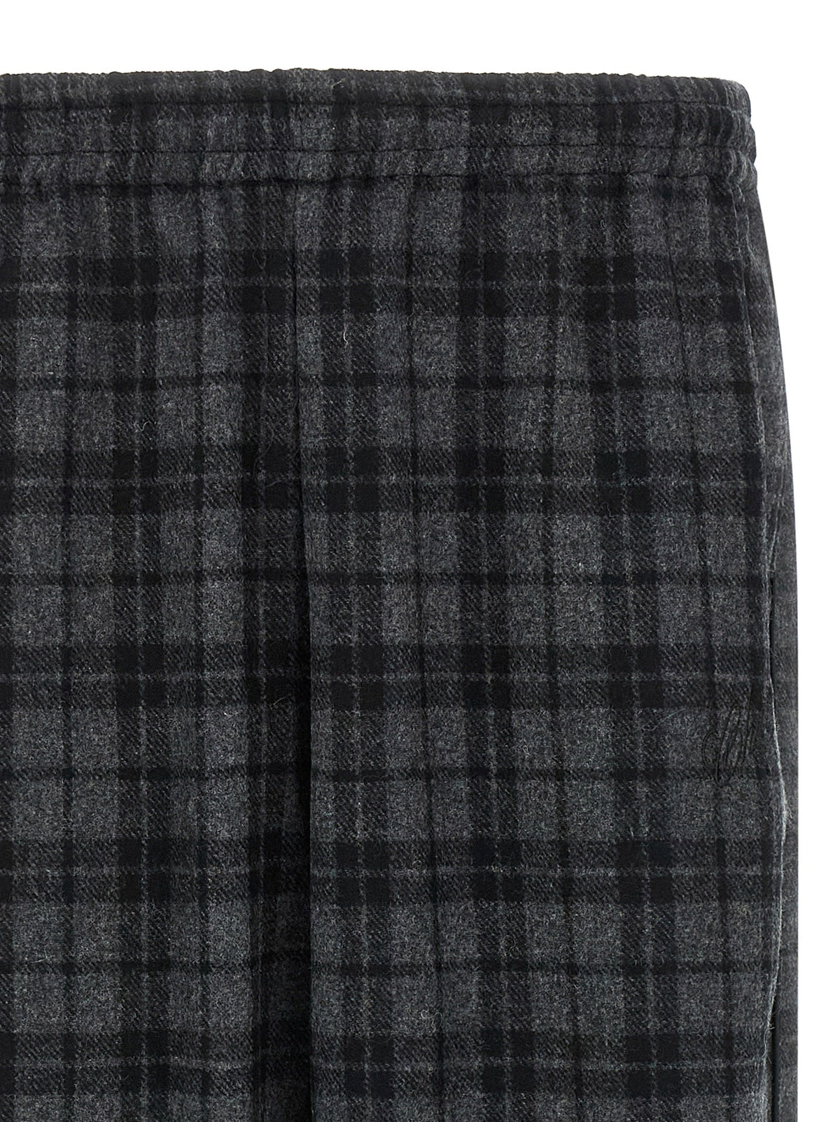 WILLY CHAVARRIA Gray Wool Casual Pants