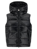 PERFECT MOMENT Black Polyamide Sleeveless Jacket
