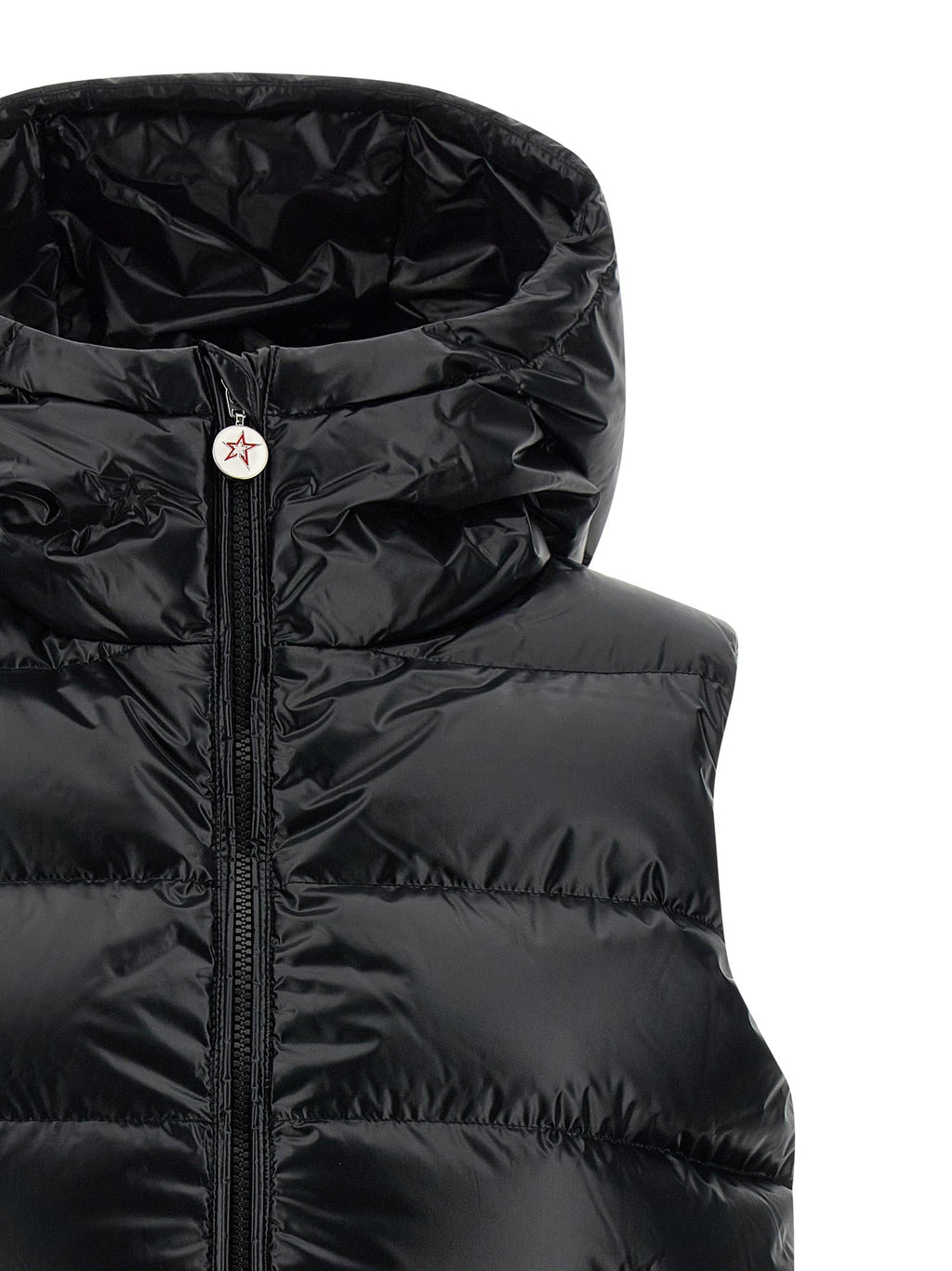 PERFECT MOMENT Black Polyamide Sleeveless Jacket