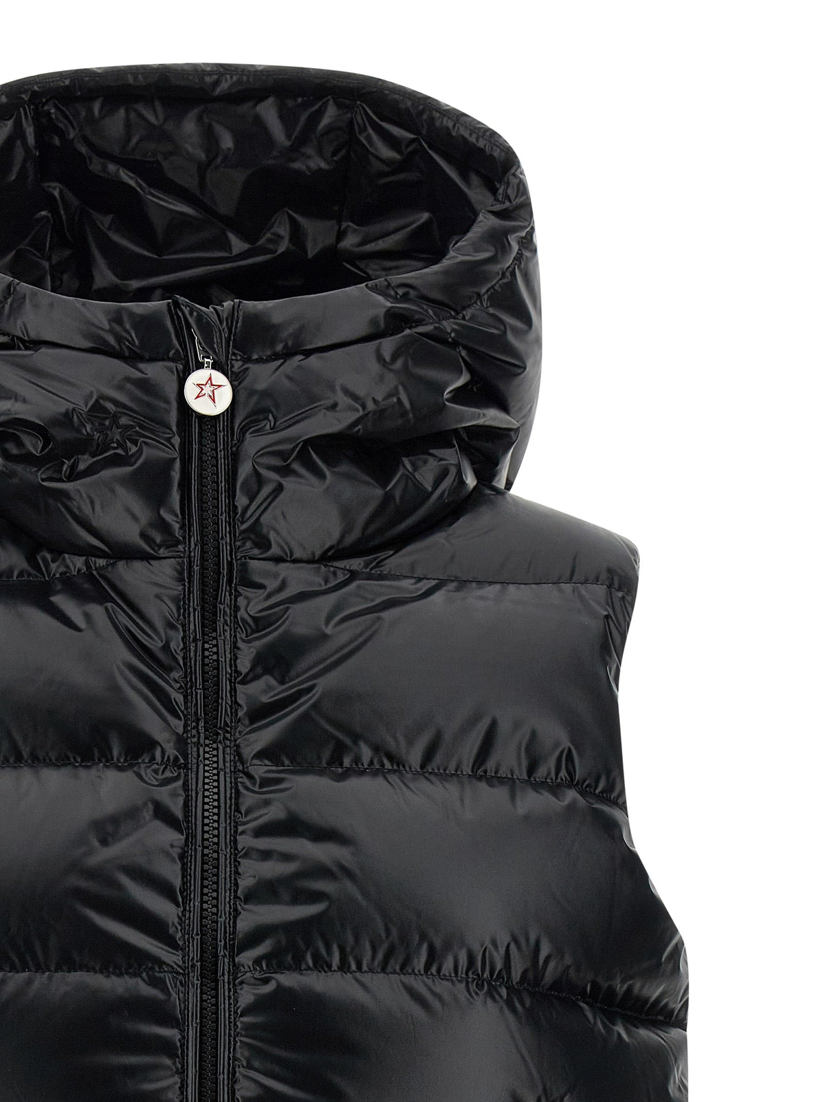 PERFECT MOMENT Black Polyamide Sleeveless Jacket