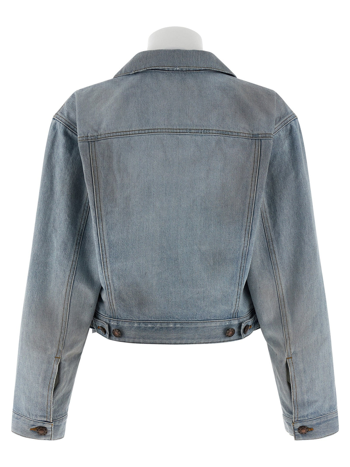 Balenciaga Blue Cotton Denim Jacket