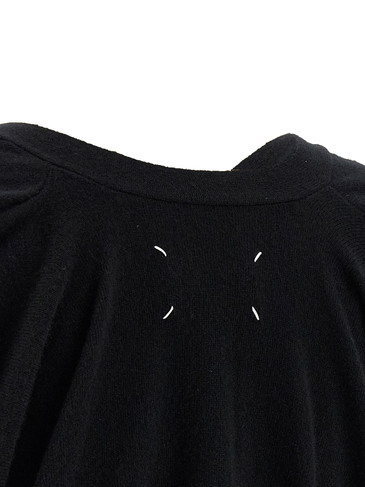 Maison Margiela Black Wool Cardigan