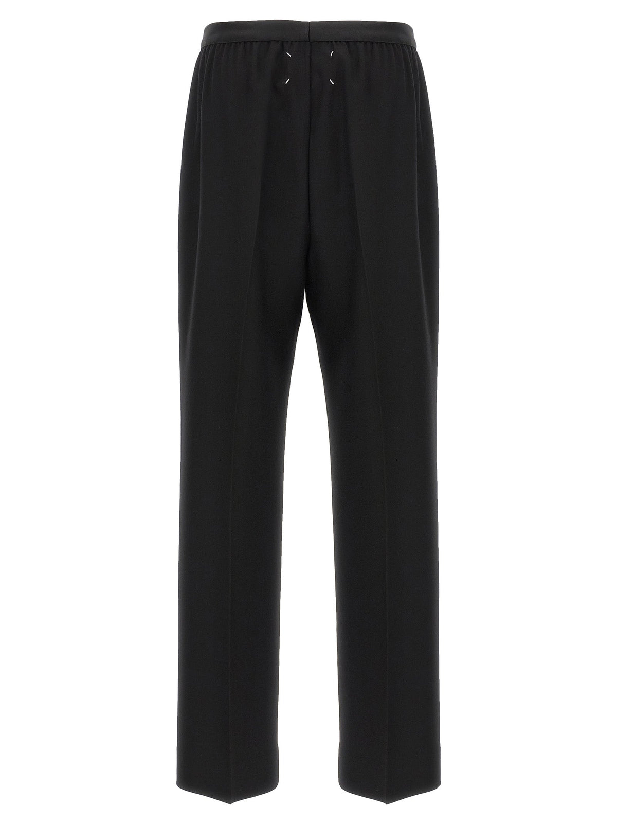 Maison Margiela Black Virgin Wool Casual Pants