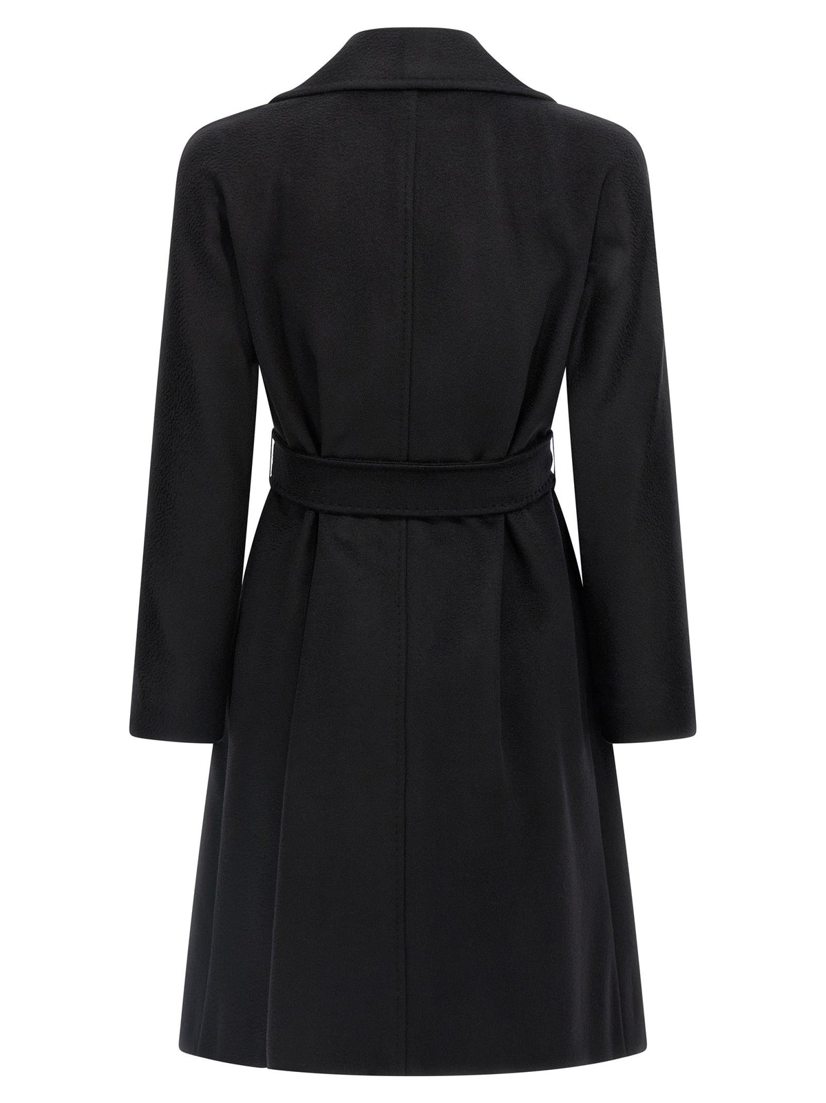 Max Mara Black Virgin Wool Coat