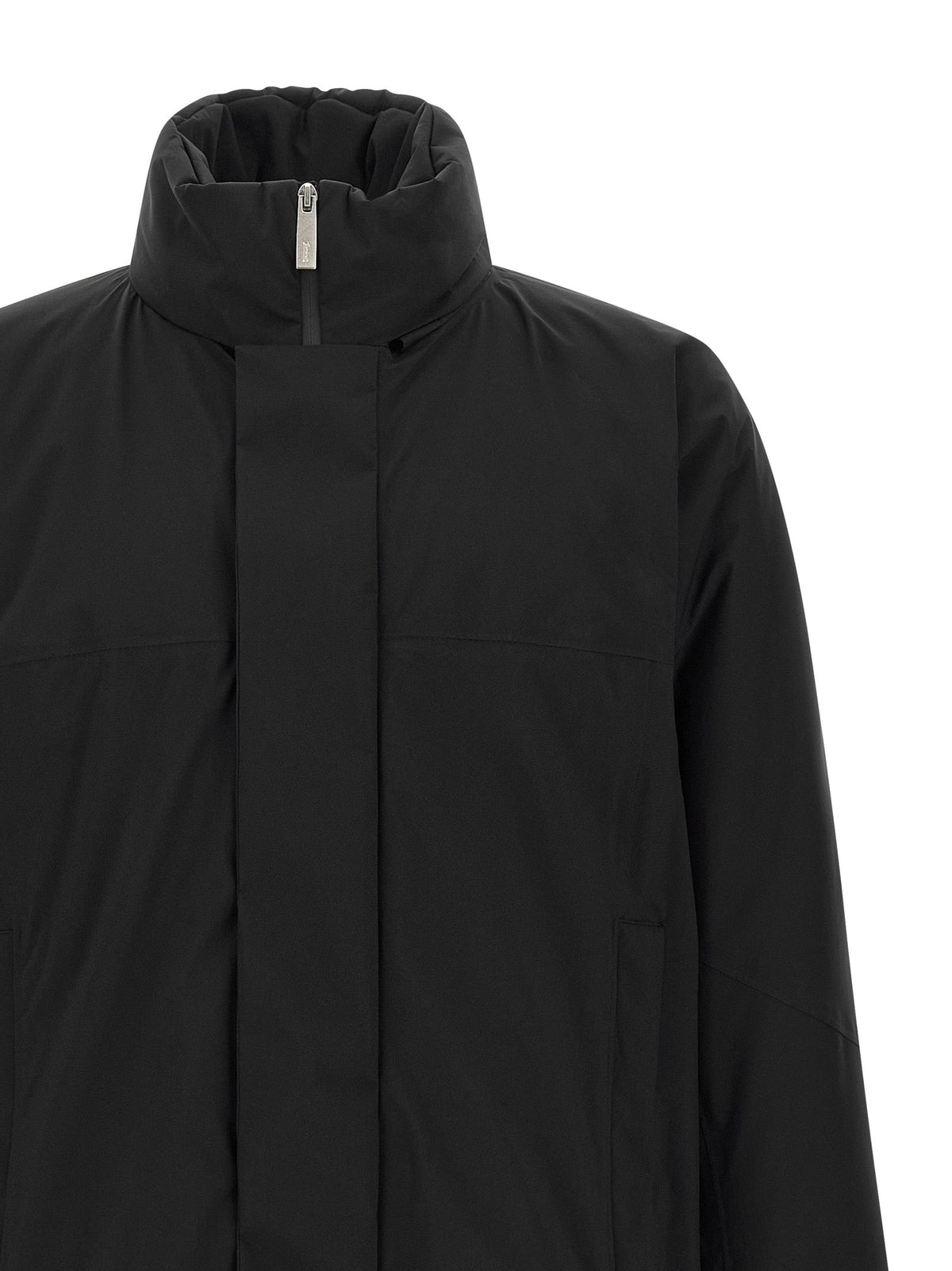 LAMINAR Black Polyamide Shell Jacket