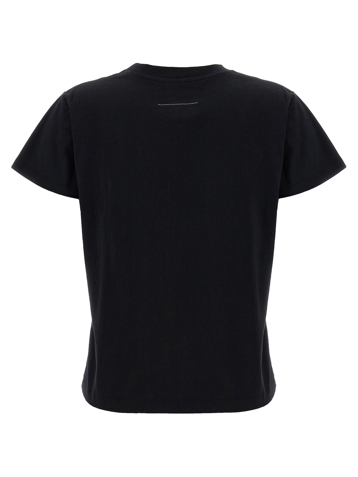 MM6 Maison Margiela Black Cotton T-Shirt