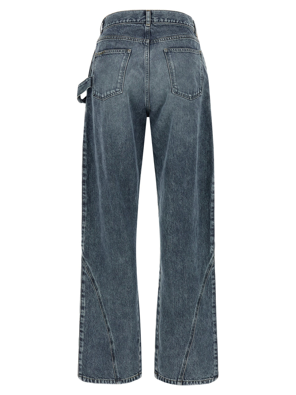J.W.Anderson Blue Cotton Jeans Denim