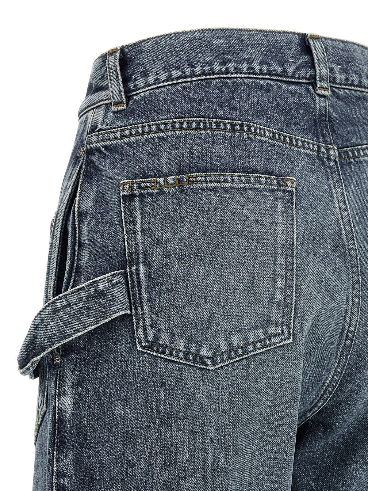 J.W.Anderson Blue Cotton Jeans Denim