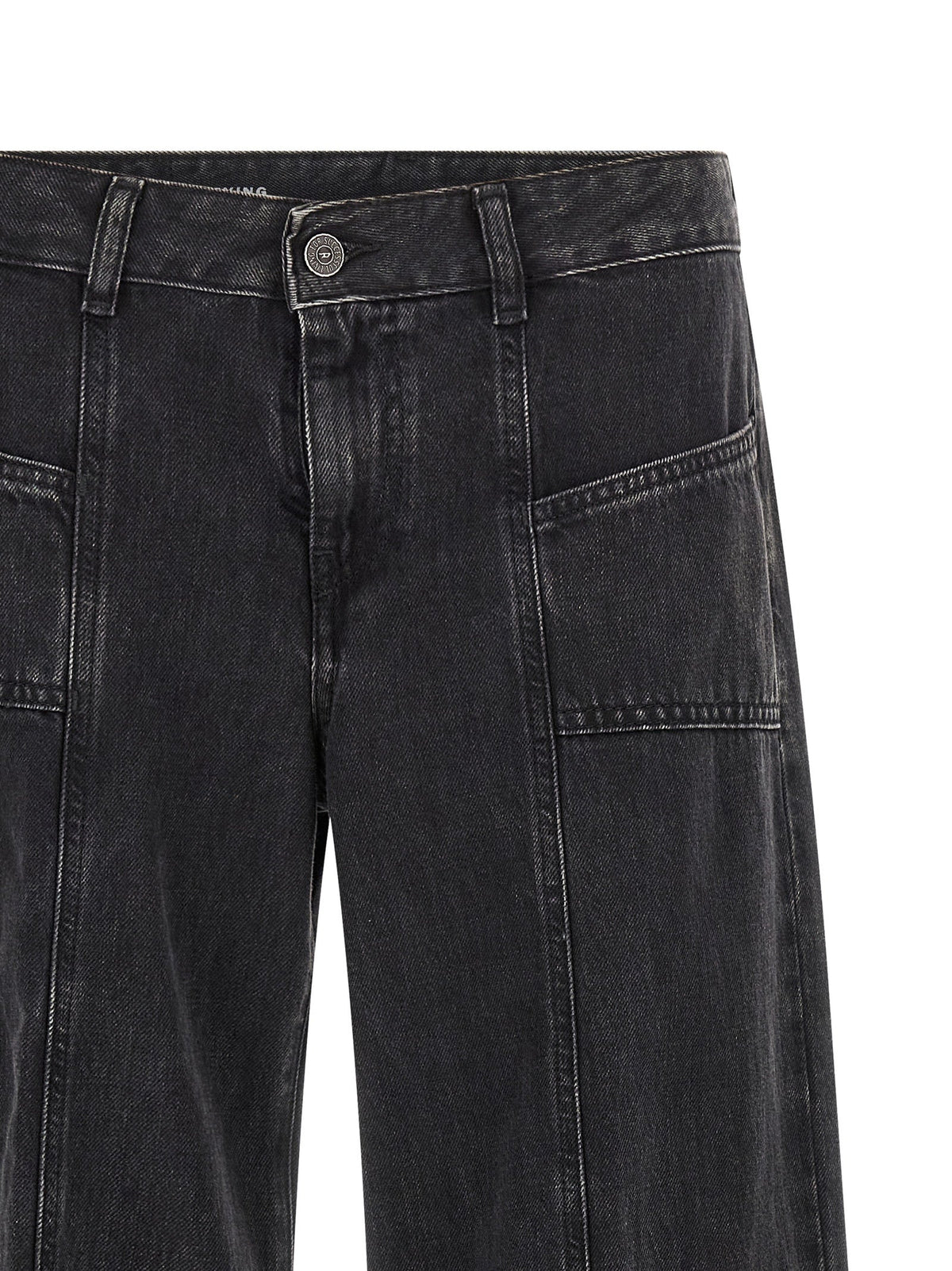 Diesel Black Cotton Jeans Denim