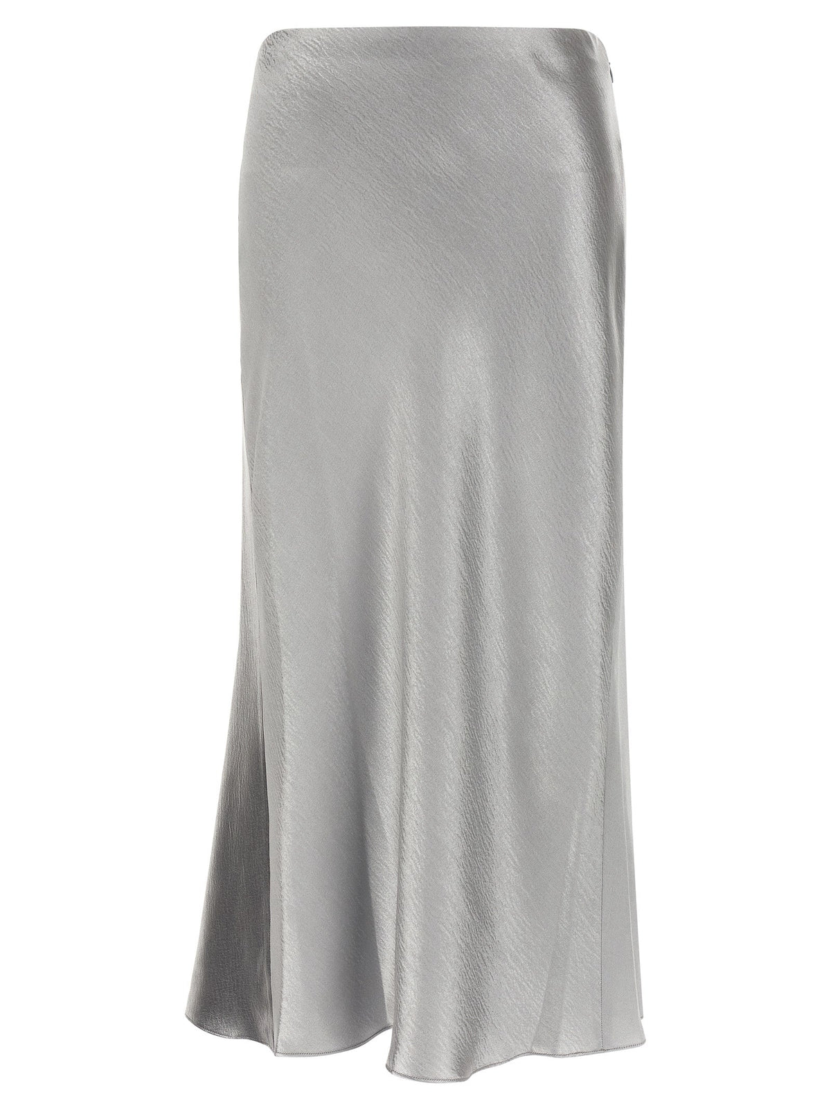Tory Burch Gray Polyester Midi Skirt