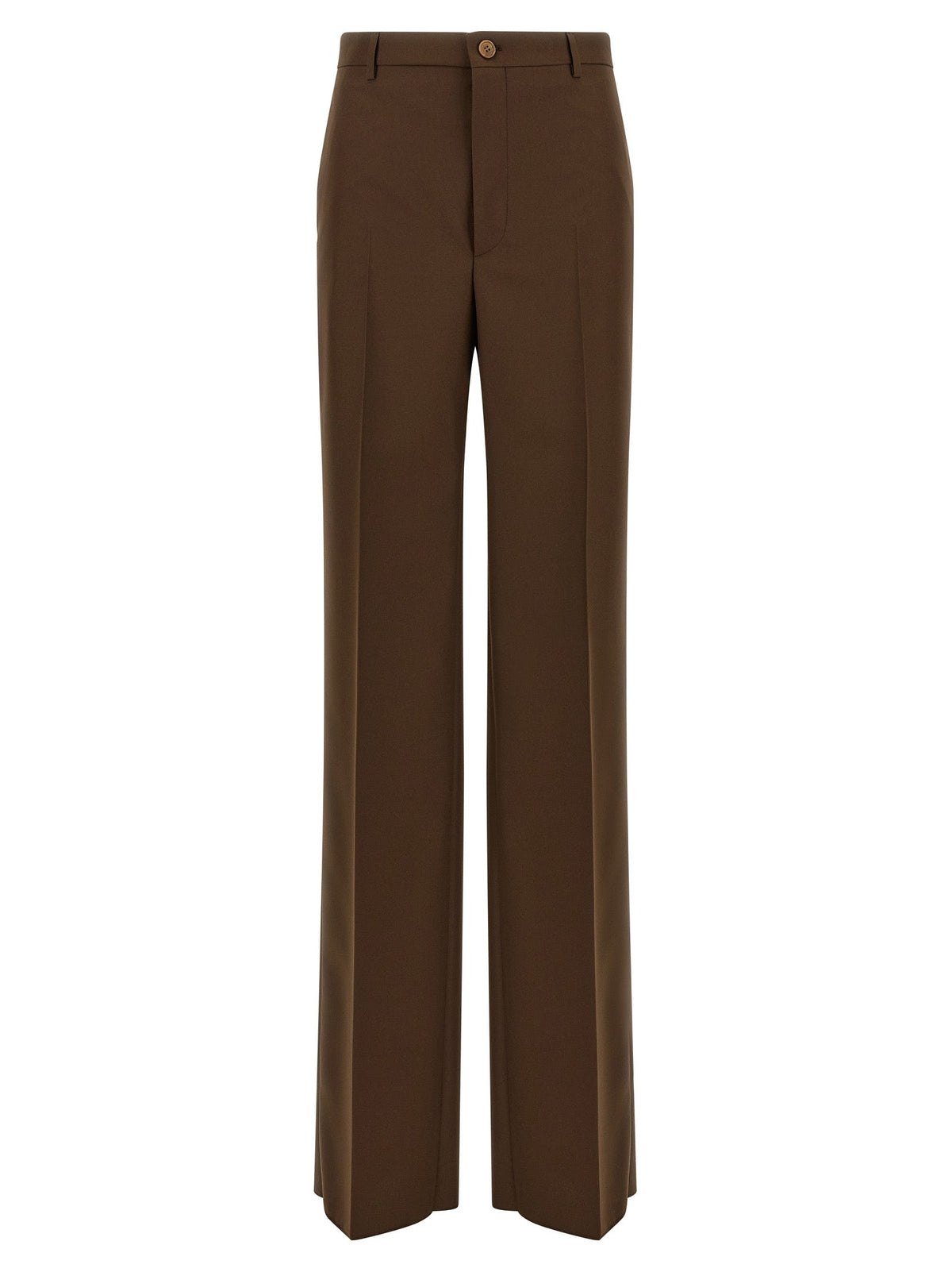 Gucci Brown Polyester Dress Pants