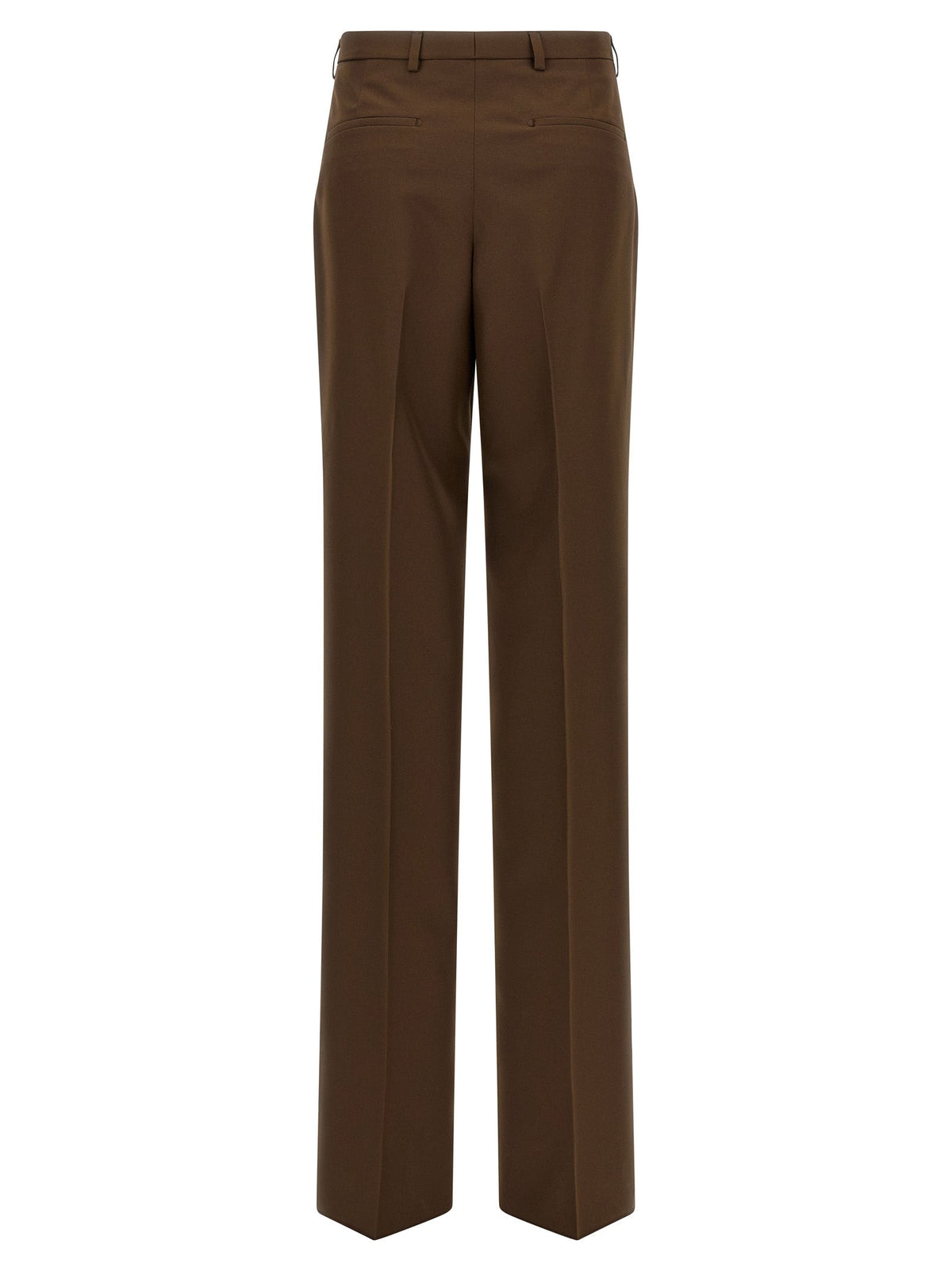 Gucci Brown Polyester Dress Pants