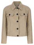 Brunello Cucinelli Beige Linen Blazer